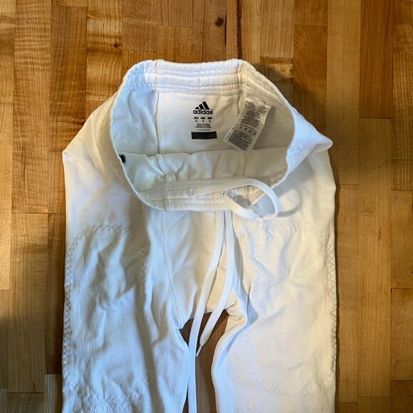Men's Medium Adidas Primeknit Football Game Pants White - Picture 2 of 3